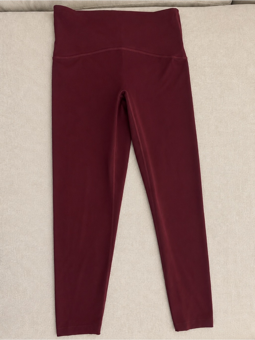Spanx Booty Boost Full Length Active Leggings Monarch Maroon XL 50124R